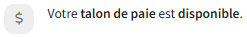 talon de paie