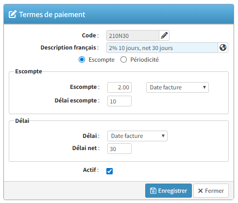 1.4 termes de paiement.net