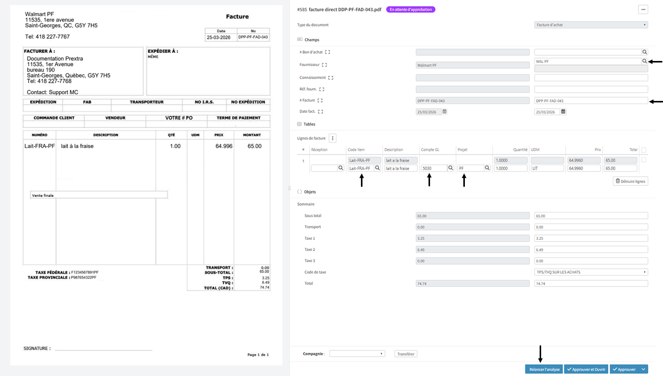 3.2 facture d'achat 1