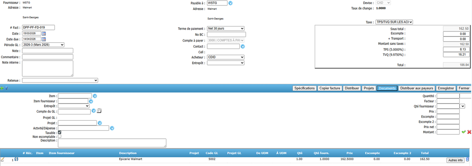 3.3 facture d'achat 3